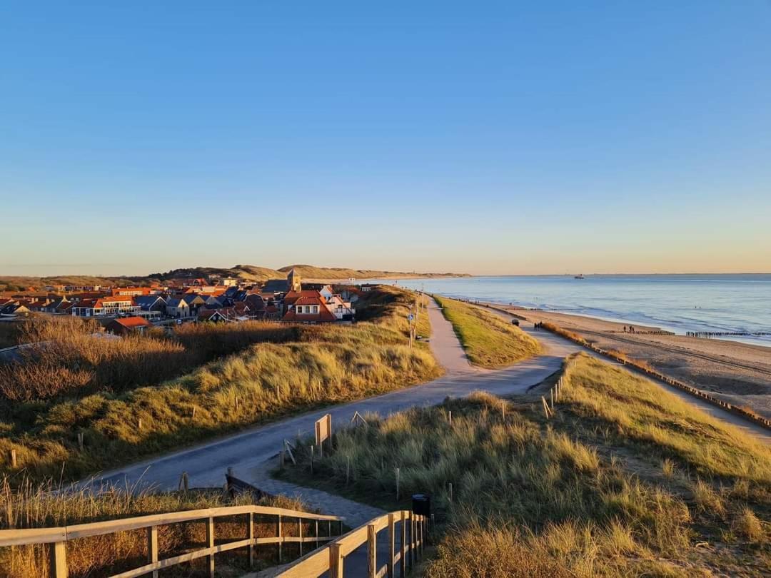 Luxe 4-Persoons Vakantiewoning Aan Zee Zoutelande Eksteriør bilde